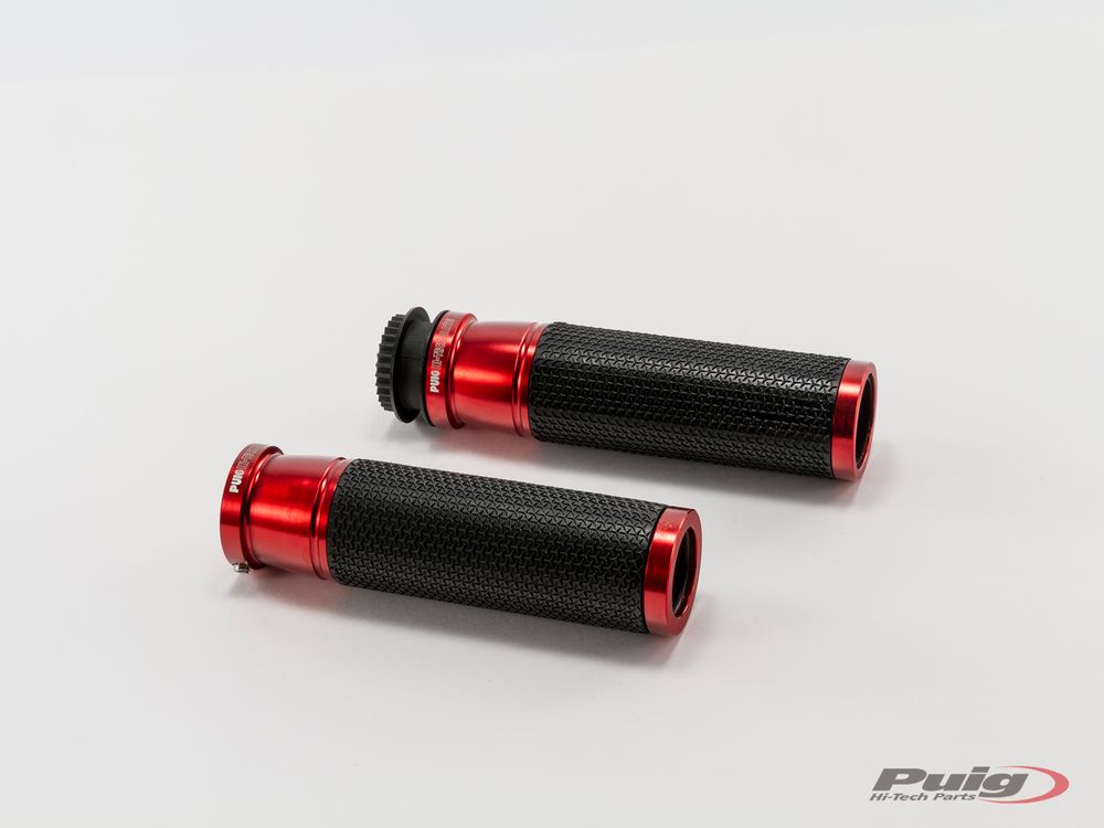 PUIG 3553R Ascent Griffe passend fuer KAWASAKI KLE500 Rot