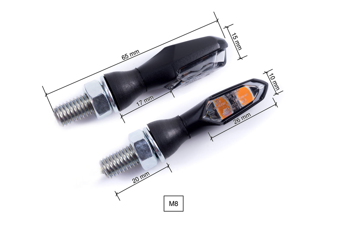 PUIG 3734N Putt Blinkerset passend fuer DUCATI PANIGALE V2 Schwarz