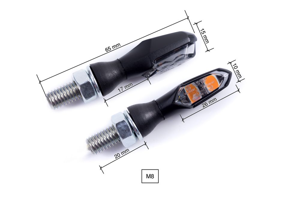 PUIG 3734N Putt Blinkerset passend fuer DUCATI PANIGALE V2 Schwarz