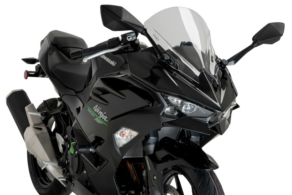 PUIG 22015W Z-Racing Scheibe passend fuer KAWASAKI NINJA 500 Transparent