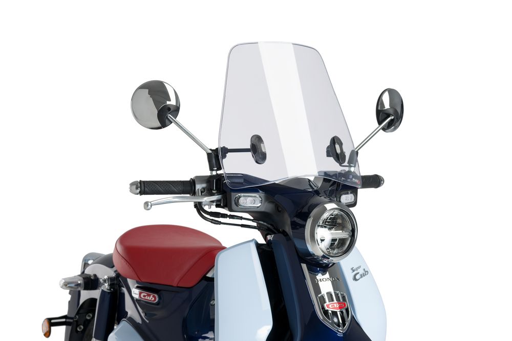 PUIG 3491W Rollerscheibe Urban  passend fuer HONDA SUPER CUB C125 Transparent