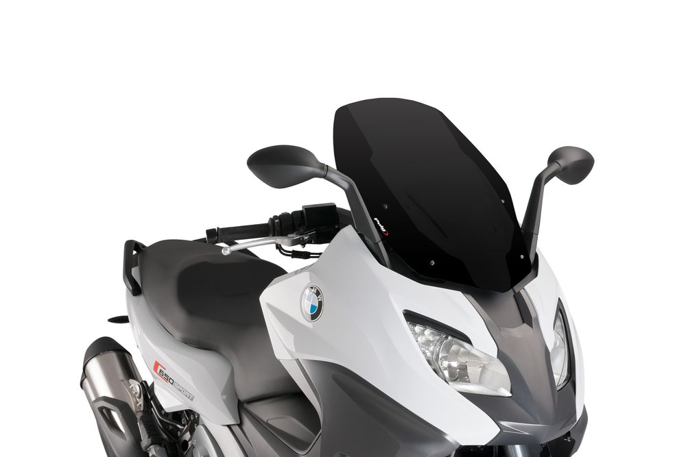 PUIG 9014N Windschutzscheibe V-Tech Line Sport passend fuer BMW C600 SPORT Schwarz