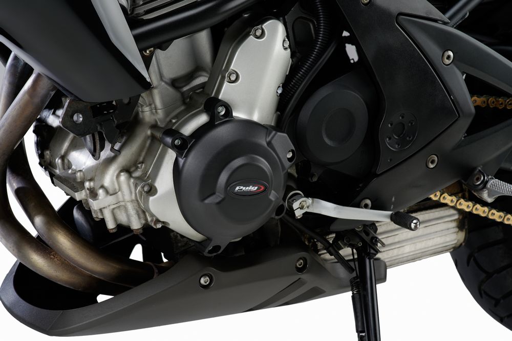 PUIG 20134N Motorschutzhauben passend fuer KAWASAKI ER-6N Schwarz