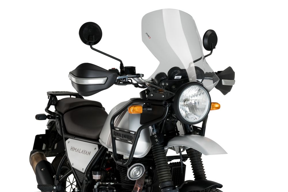 PUIG 21122W Tourenscheibe passend fuer ROYAL ENFIELD HIMALAYAN 410 Transparent