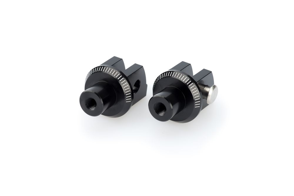 PUIG 6456N Vintage Fußrasten passend fuer YAMAHA FZ6 Schwarz