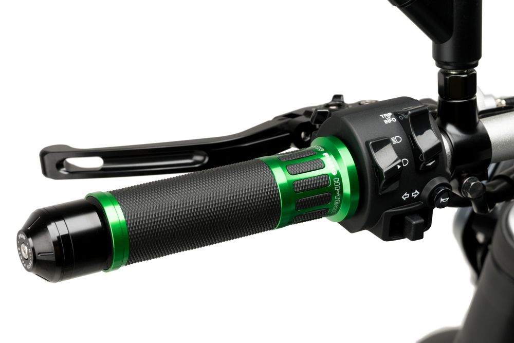 PUIG 5879V Racing Griffe passend fuer KAWASAKI KLE500 Grün