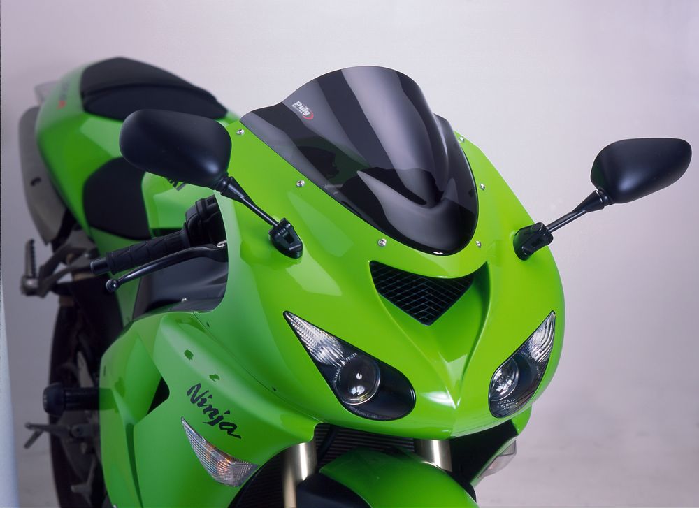 PUIG 4053F Z-Racing Scheibe passend fuer KAWASAKI ZX-6R NINJA Stark getönt