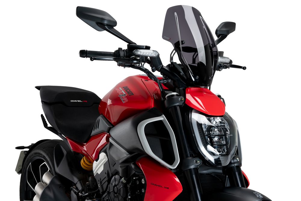 PUIG 21713F New Generation Verstellbare passend fuer DUCATI DIAVEL V4 Stark getönt