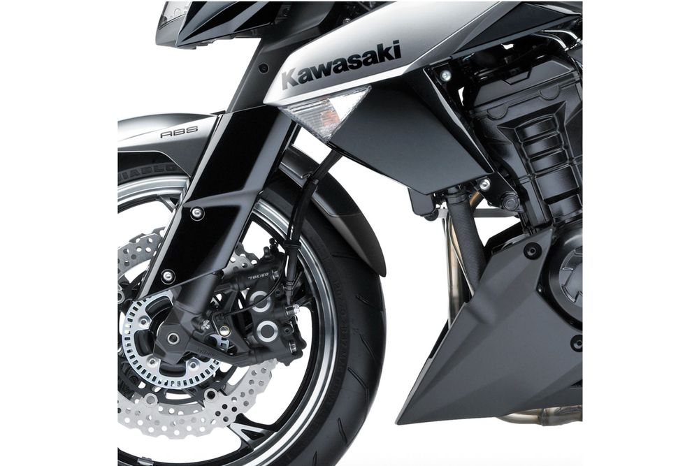 PUIG 5782N Verlängerung des vorderen Schutzblechs passend fuer KAWASAKI Z1000 Schwarz