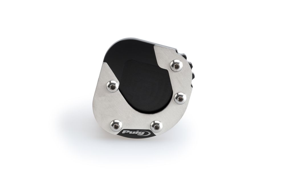 PUIG 20188N Fusstandverbreiterung mit Standardaufhängung passend fuer BMW F700GS Schwarz