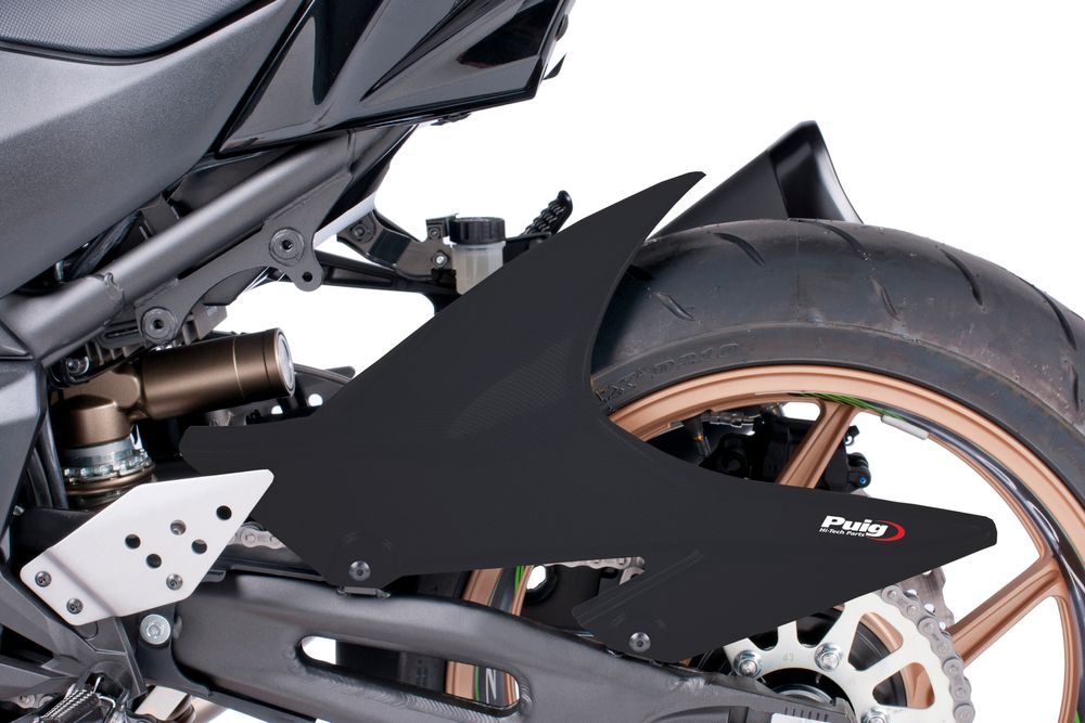 PUIG 4431J Hinterradabdeckungen passend fuer KAWASAKI Z1000 Mattschwarz