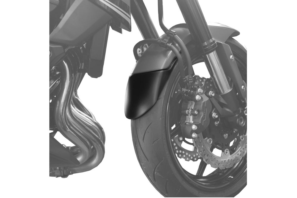 PUIG 6420N Verlängerung des vorderen Schutzblechs passend fuer KAWASAKI ER-6F Schwarz