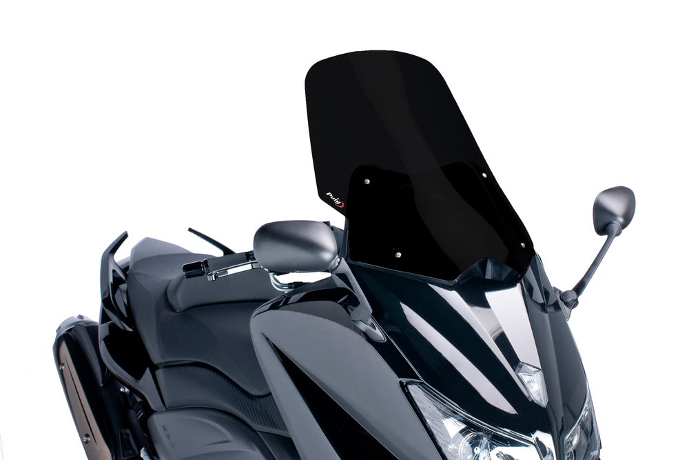 PUIG 6260N Windschutzscheibe V-Tech Line Touring passend fuer YAMAHA T-MAX 530 Schwarz