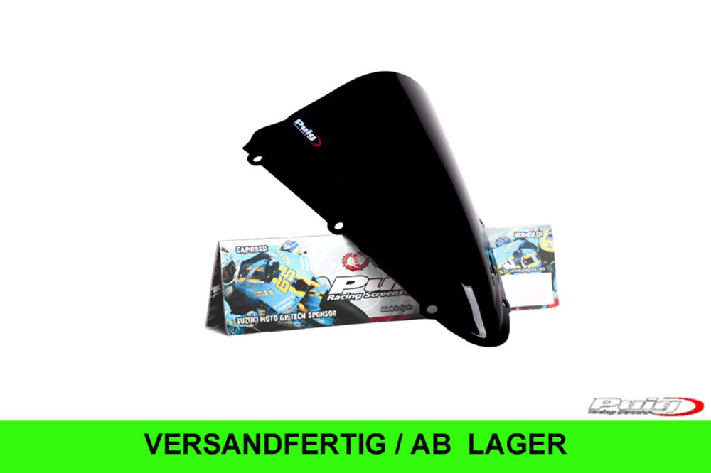 PUIG 4637N Racingscheibe passend fuer YAMAHA YZF-R125 Schwarz