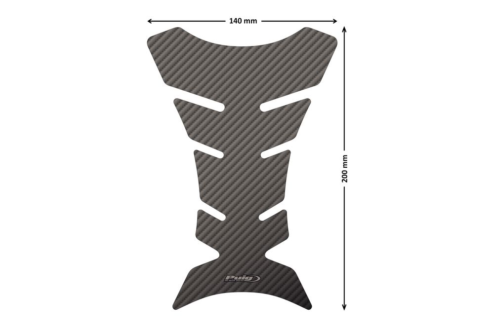 PUIG 4051C Performance Tankprotektor passend fuer HONDA NT650V DEAUVILLE Carbon look