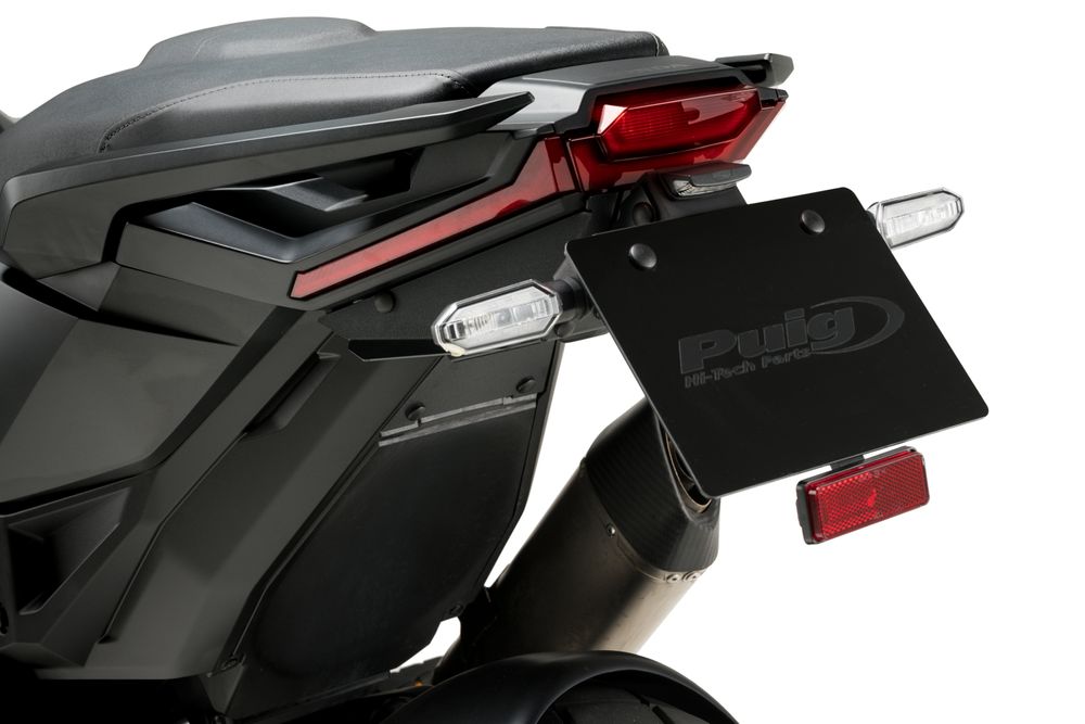 PUIG 20998N Kennzeichenhalters passend fuer HONDA X-ADV Schwarz