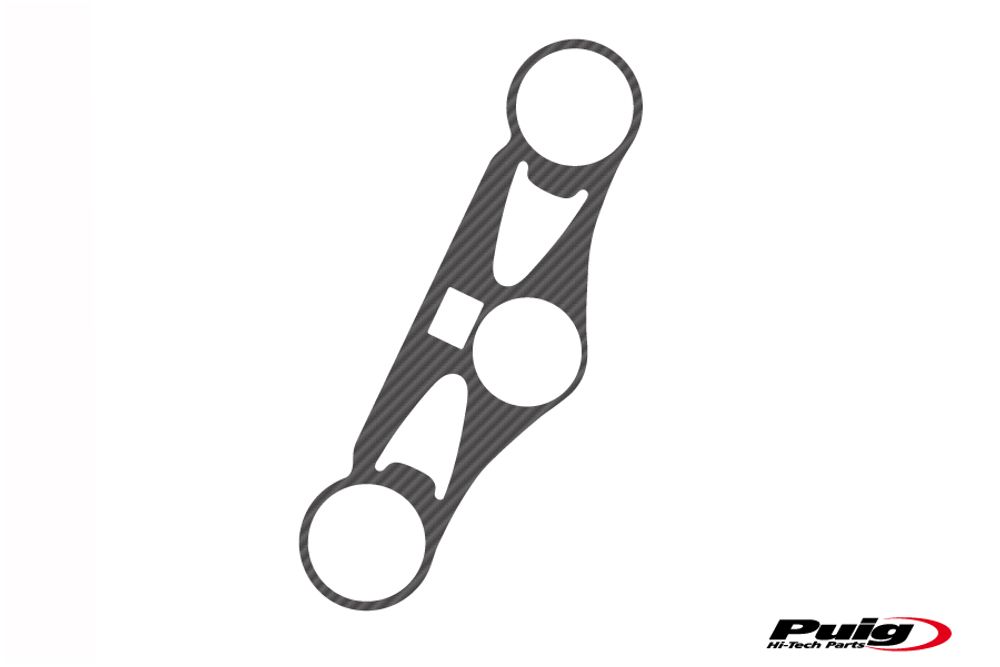 PUIG 4759C Yoke Protector Xtreme passend fuer HONDA CBR1000RR FIREBLADE Carbon look