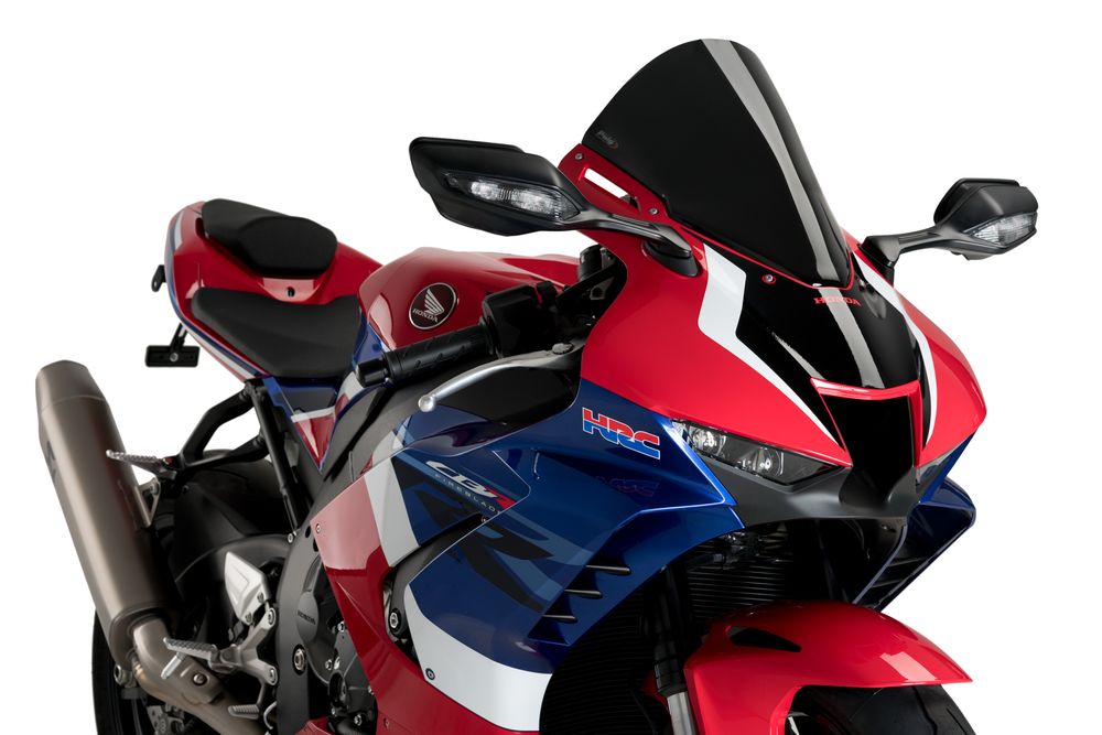 PUIG 20314N R-Racer Scheibe passend fuer HONDA CBR1000RR-R FIREBLADE Schwarz