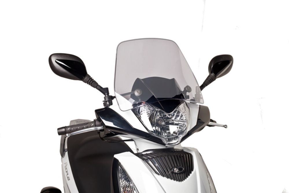 PUIG 6411W Rollerscheibe Trafic passend fuer HONDA SH 125i 4T E3 Transparent