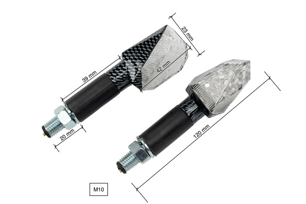 PUIG 4919C Rubi Blinkerset passend fuer DUCATI PANIGALE V2 Carbon look