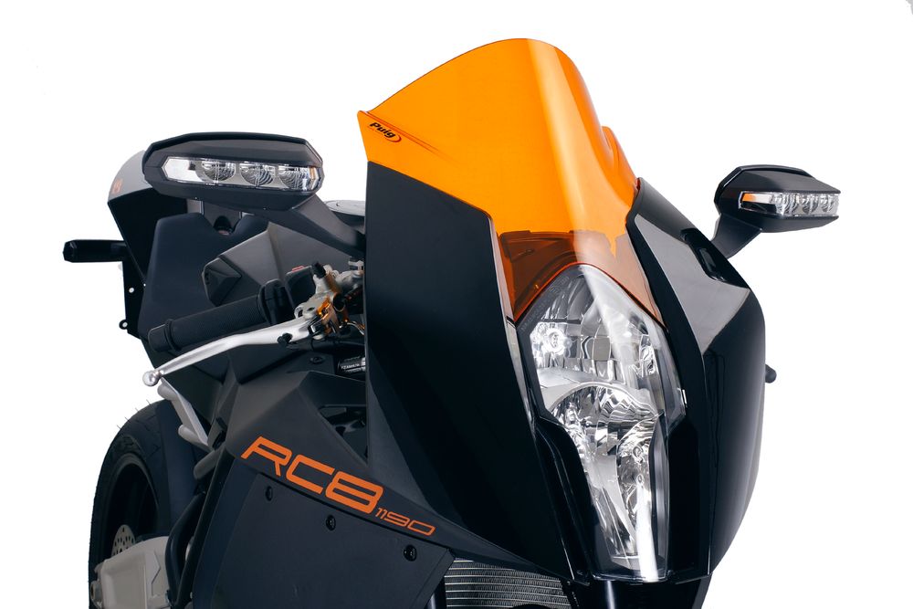 PUIG 4944T Z-Racing Scheibe passend fuer KTM 1190 RC8 Orange