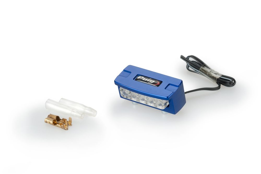 PUIG 4136A Led Kennzeichenlicht Flash passend fuer UNIVERSAL UNIVERSAL Blau