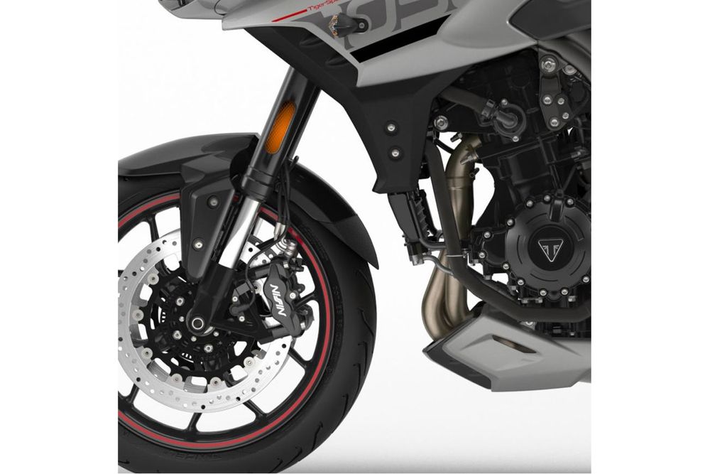 PUIG 9128N Verlängerung des vorderen Schutzblechs passend fuer TRIUMPH TIGER SPORT Schwarz
