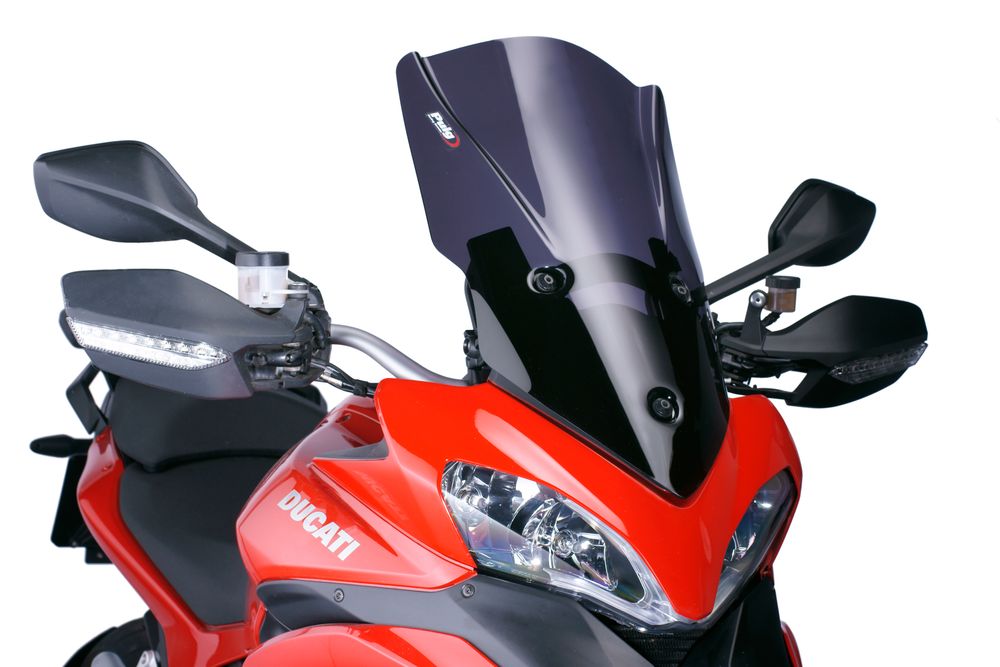 PUIG 5250F Tourenscheibe Plus passend fuer DUCATI MULTISTRADA 1200 Stark getönt