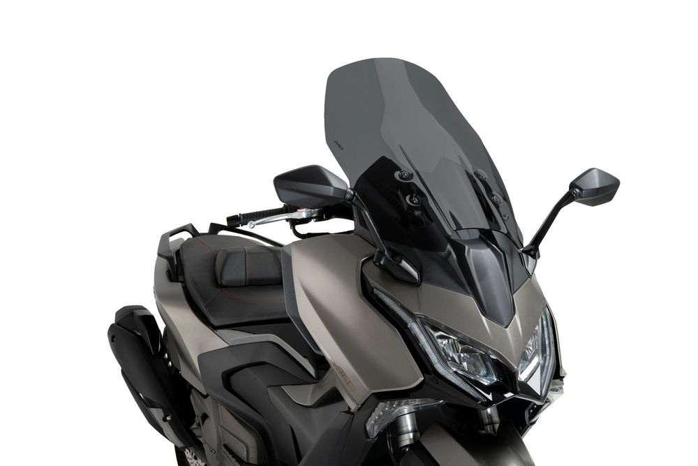 PUIG 22049F Windschutzscheibe V-Tech Line Touring passend fuer KYMCO AK550 PREMIUM Stark getönt