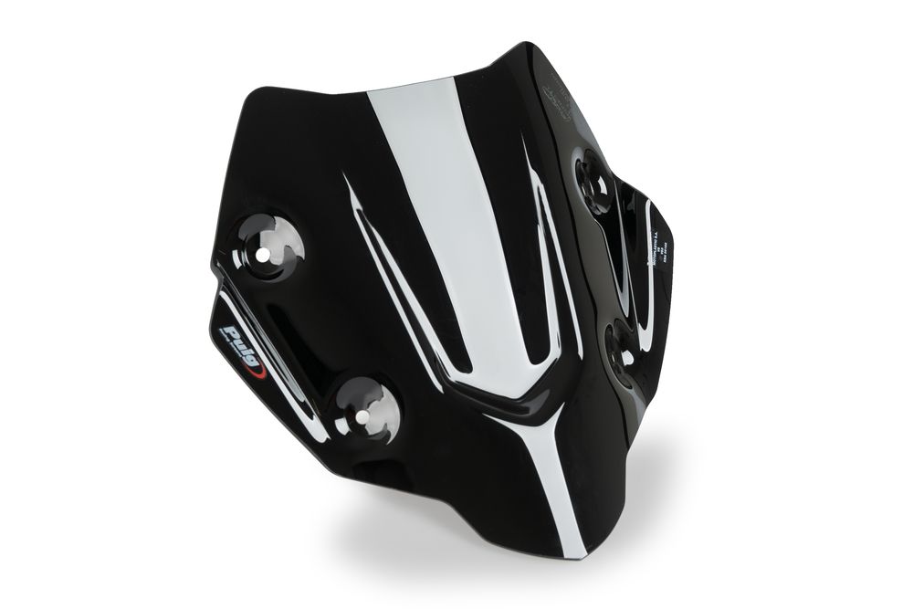 PUIG 21655N Sportscheibe passend fuer HONDA XL750 TRANSALP Schwarz