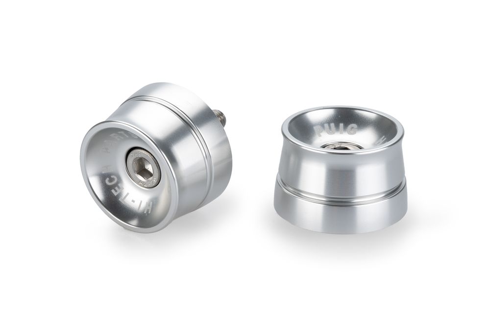 PUIG 21401P Lenkerenden Speed passend fuer YAMAHA YZF-R1 Silber