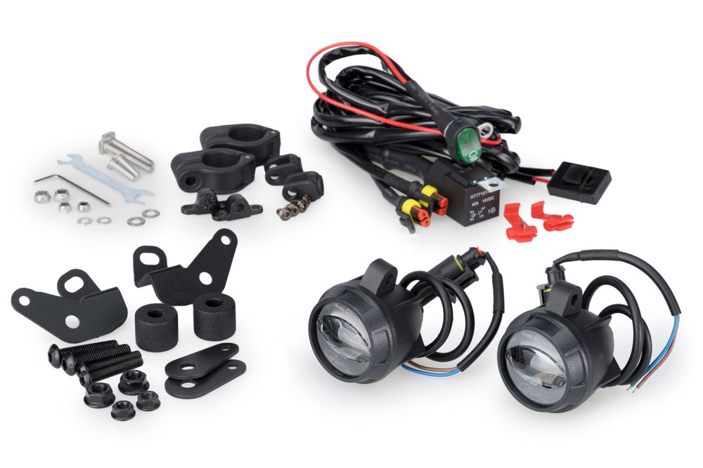 PUIG 22153N Zusatzscheinwerfern Beam 2.0 passend fuer BMW R1300GS Schwarz