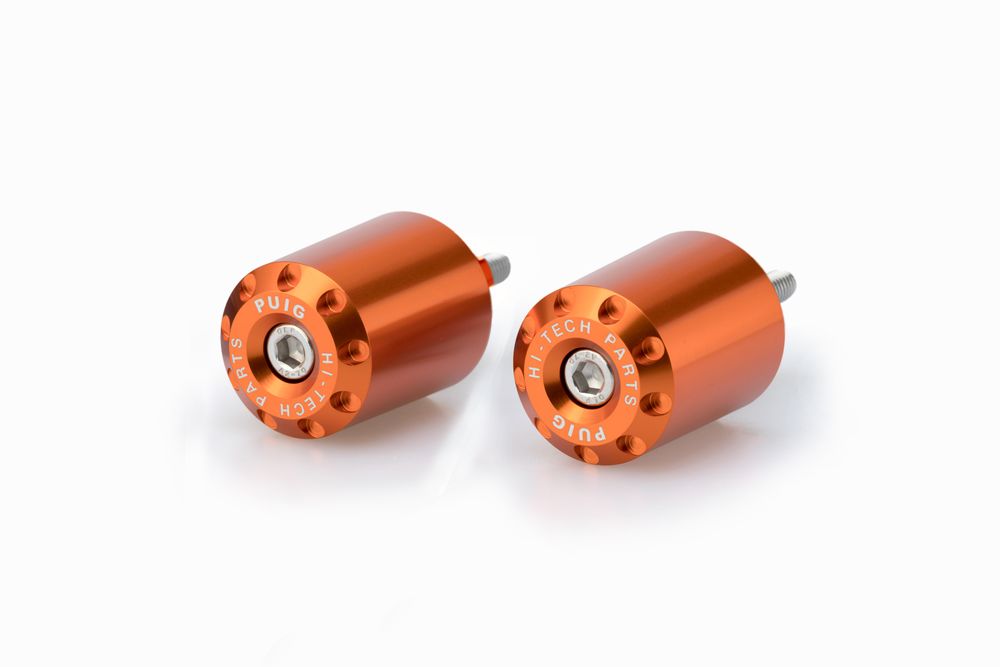 PUIG 20439T Lenkerenden Lang passend fuer KAWASAKI Z650 Orange