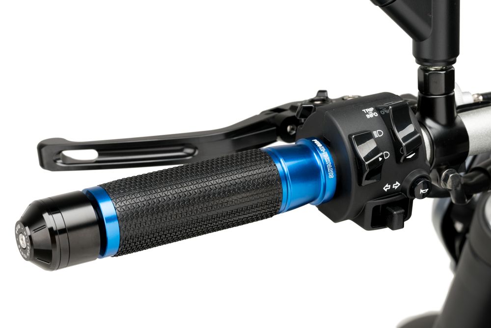 PUIG 6326A Ascent Griffe passend fuer KAWASAKI KLE500 Blau