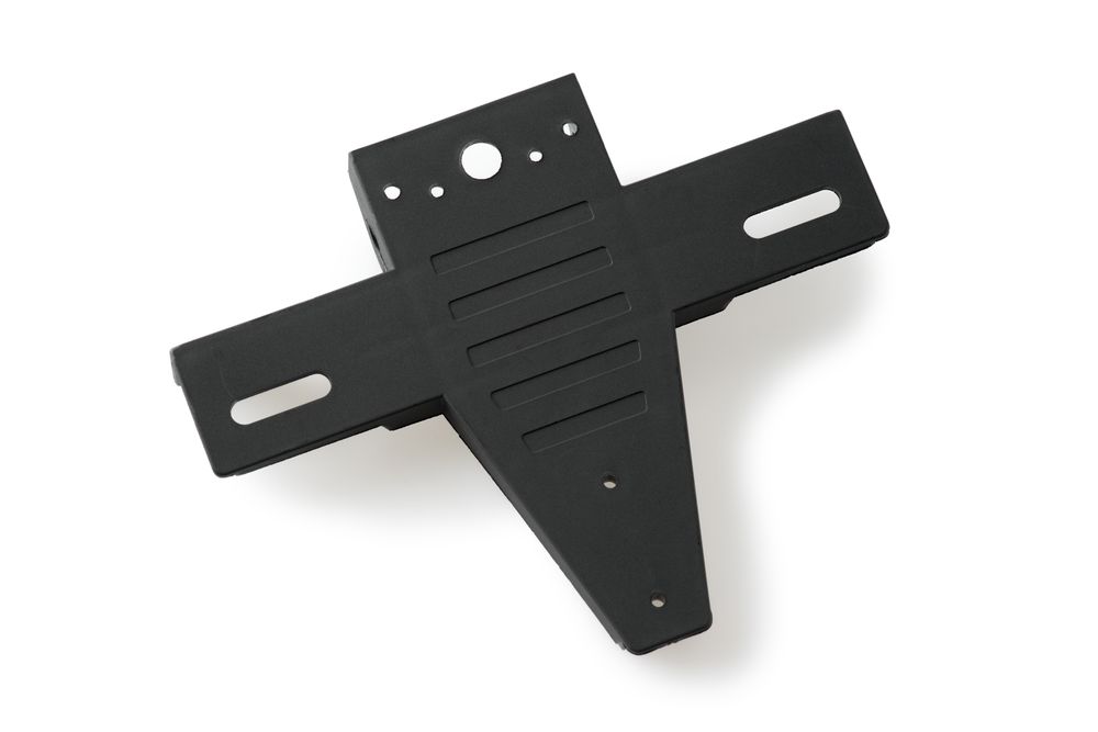 PUIG 1558N Kennzeichenhalters passend fuer UNIVERSAL UNIVERSAL Schwarz