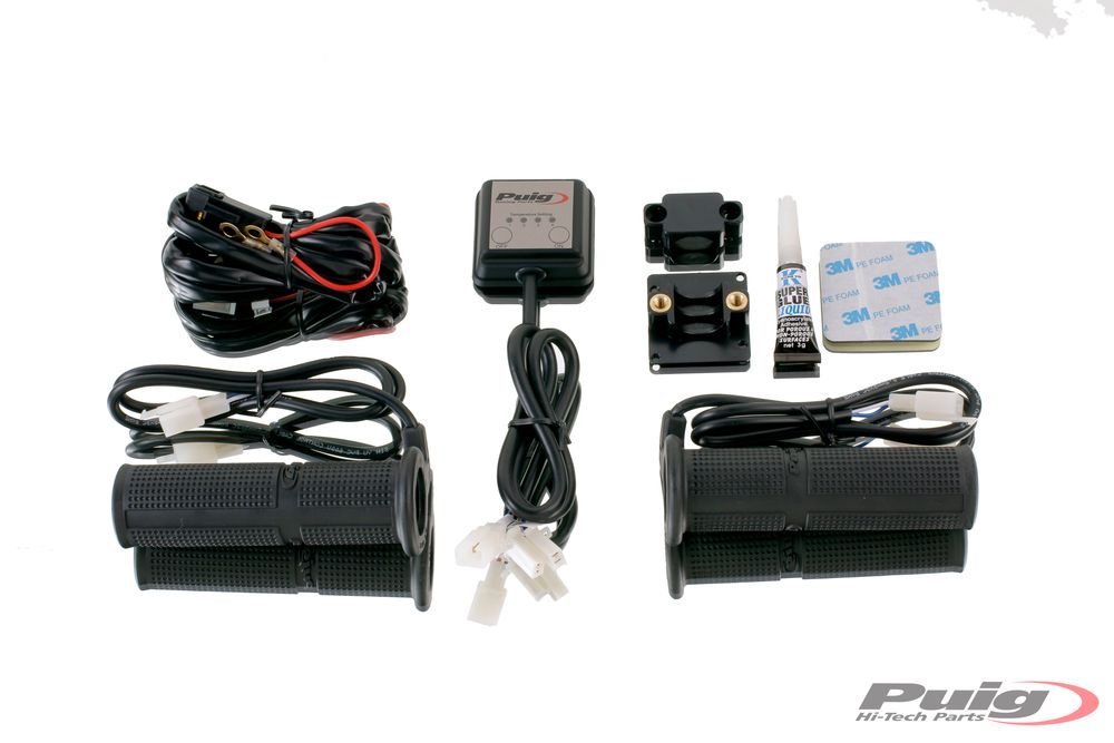 PUIG 5020N Universal-Heizgriff passend fuer UNIVERSAL UNIVERSAL Schwarz
