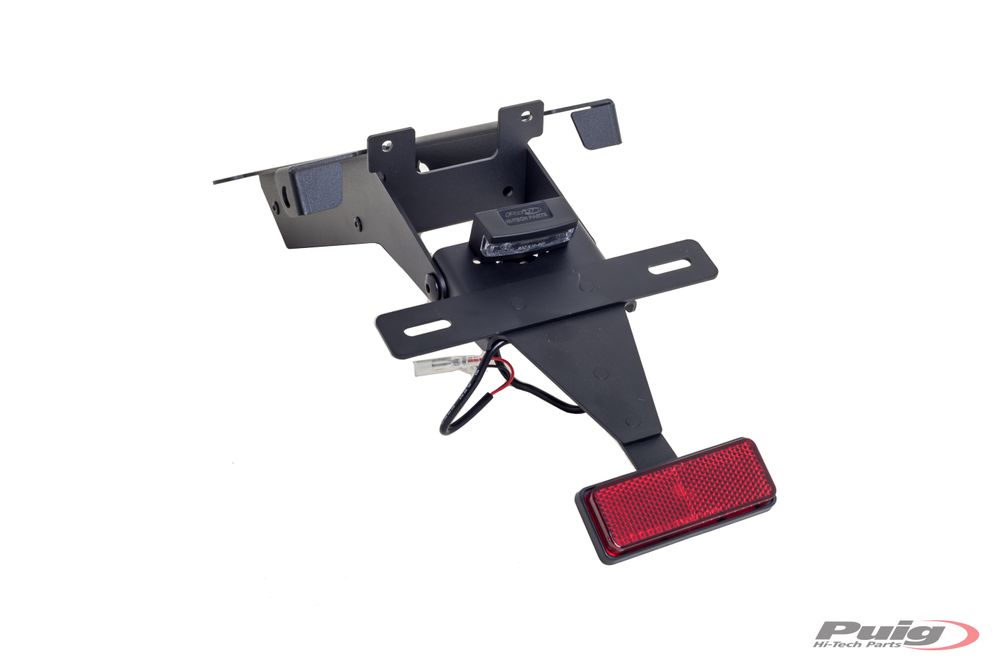 PUIG 4733N Kennzeichenhalters passend fuer DUCATI MONSTER 696 Schwarz