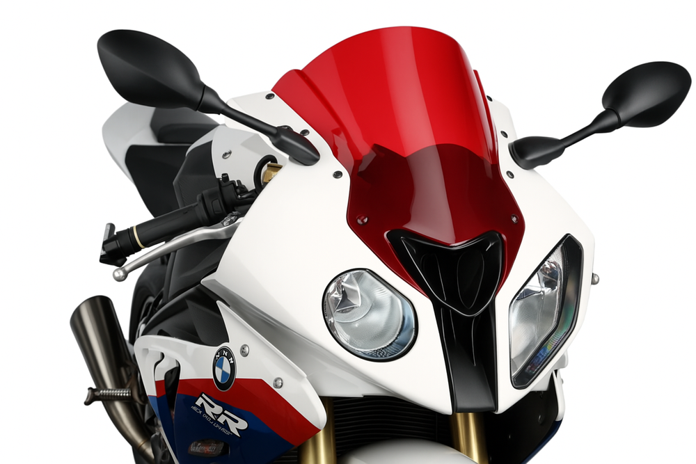 PUIG 5205R Z-Racing Scheibe passend fuer BMW S1000RR Rot