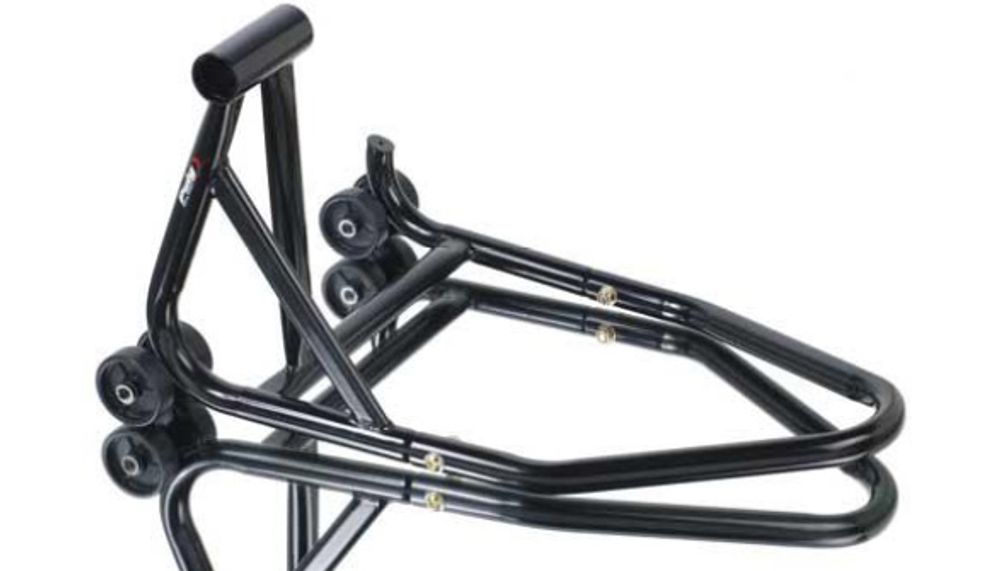 PUIG 5332N Hinterer Montageständer für Einarmschwinge mit Antrieb auf der linken Seite passend fuer DUCATI 996 Schwarz