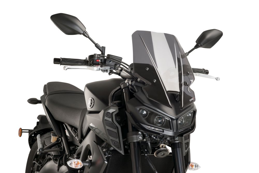 PUIG 9507J New Generation Sport Plus passend fuer YAMAHA MT-09 Mattschwarz