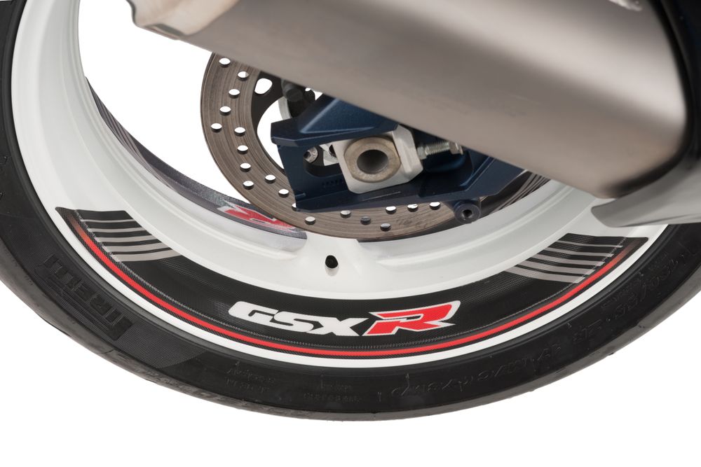 PUIG 5525P Rim Strips Specials passend fuer SUZUKI GSX-R750 Silber