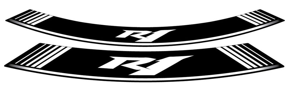 PUIG 5529B Rim Strips Specials passend fuer YAMAHA YZF-R1 Weiss