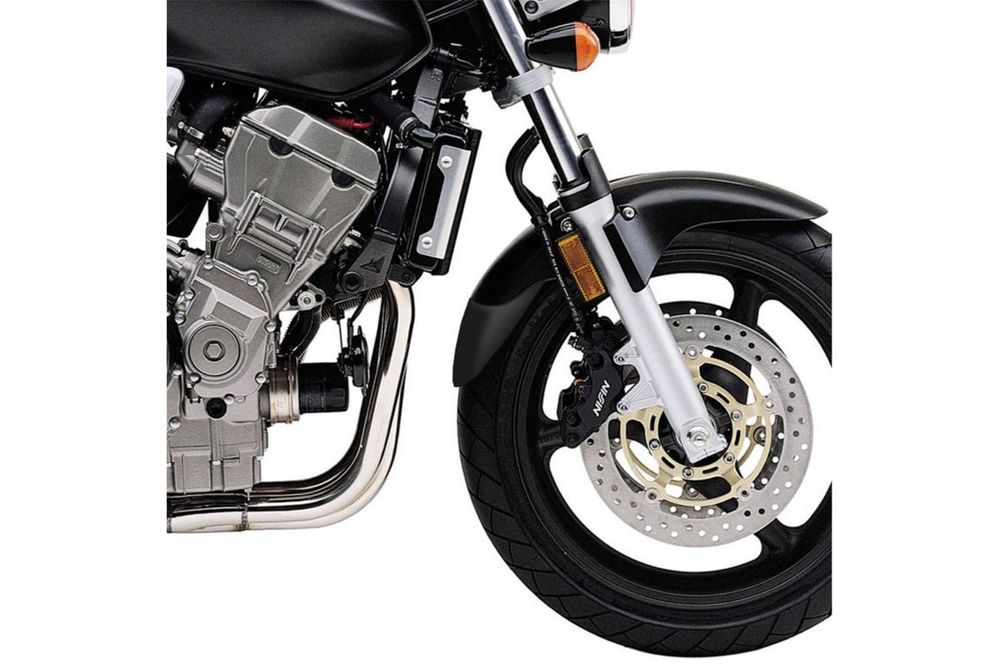 PUIG 6171N Verlängerung des vorderen Schutzblechs passend fuer HONDA CB600F HORNET Schwarz