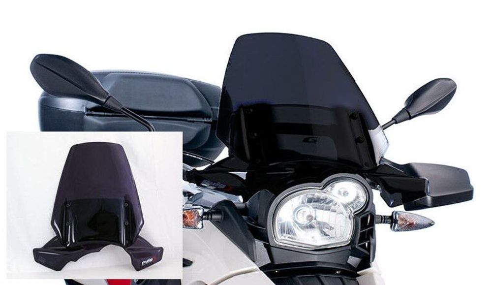 PUIG 5649N Tourenscheibe passend fuer BMW G650GS Schwarz