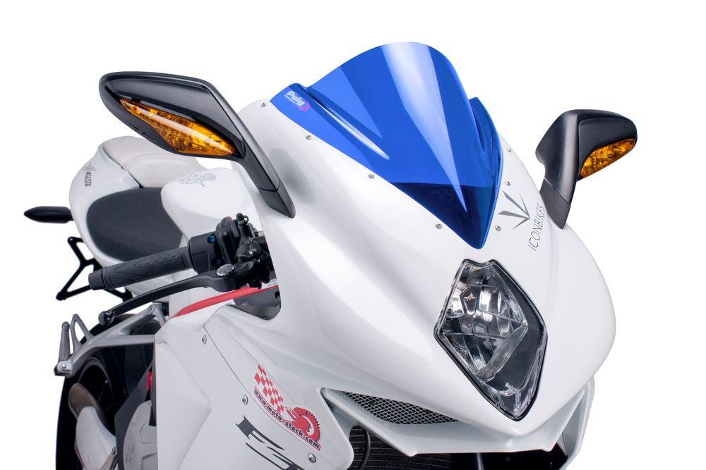 PUIG 5651A Z-Racing Scheibe passend fuer MV AGUSTA F3 675 Blau