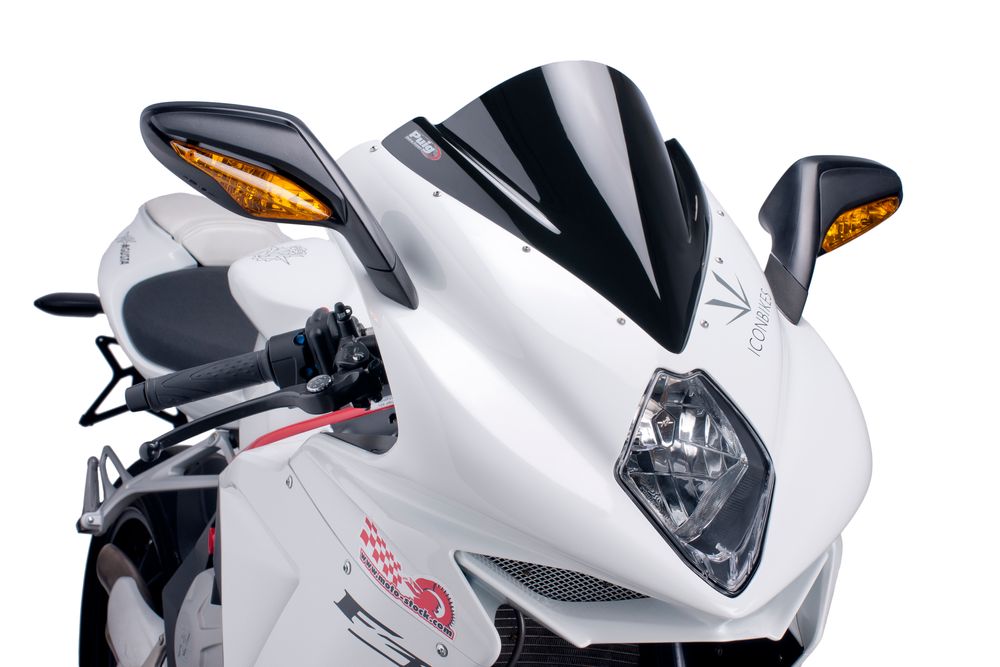 PUIG 5651N Z-Racing Scheibe passend fuer MV AGUSTA F3 675 Schwarz