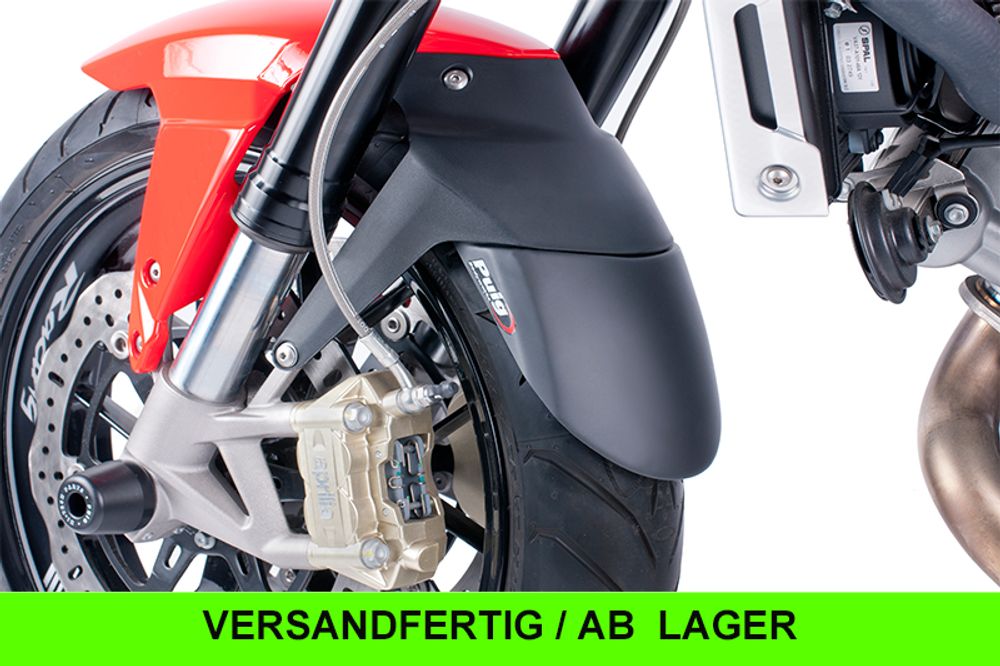 PUIG 5798N Verlängerung des vorderen Schutzblechs passend fuer APRILIA SHIVER 750 Schwarz