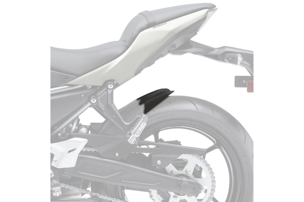 PUIG 9790J Kotflügelverlängerung passend fuer KAWASAKI Z650 Mattschwarz