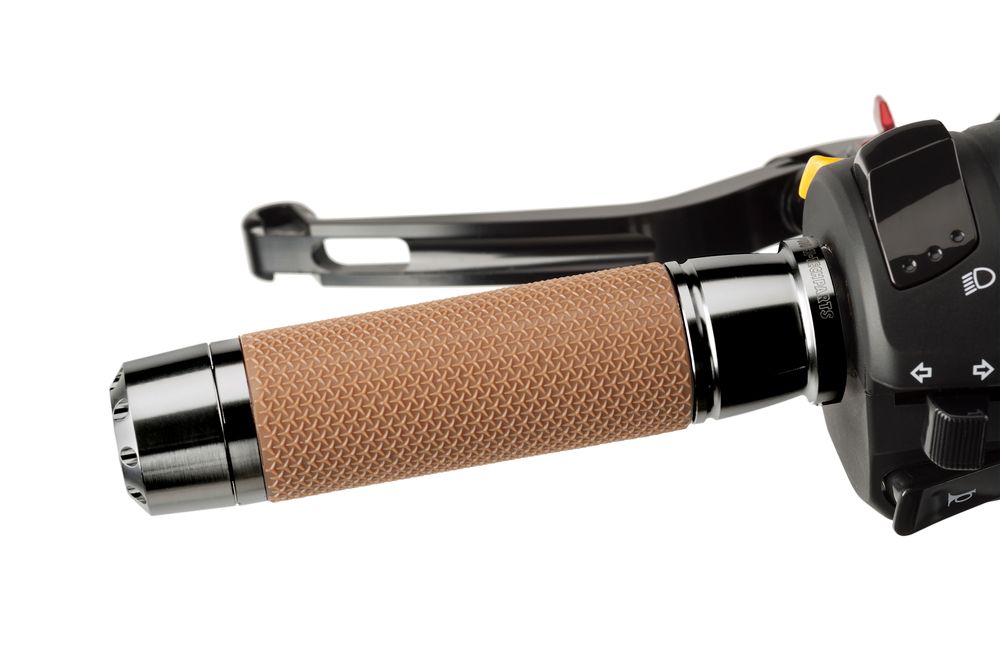 PUIG 9190N Vintage Griffe passend fuer KAWASAKI KLE500 Schwarz