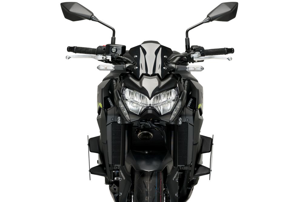 PUIG 20284N Naked Side Spoiler passend fuer KAWASAKI Z900 Schwarz